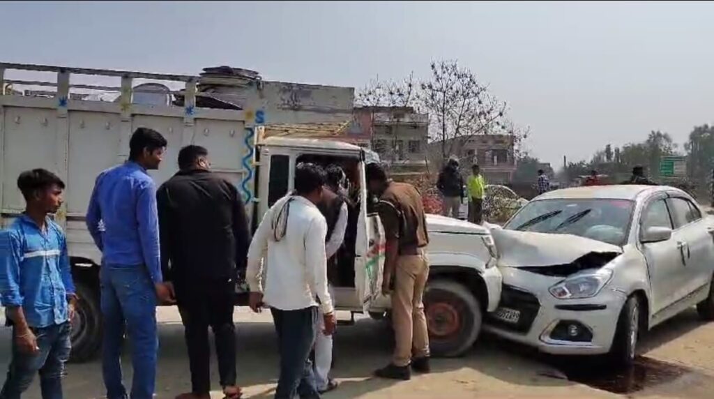महाकुंभ से घर लौट रहे कार पिकअप की आमने सामने टक्कर सात लोग घायल 2 img 20250223 wa02381409285905925464283