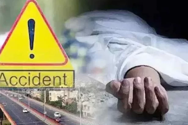 Young man died in a road accident in Gurugram. 1735998917