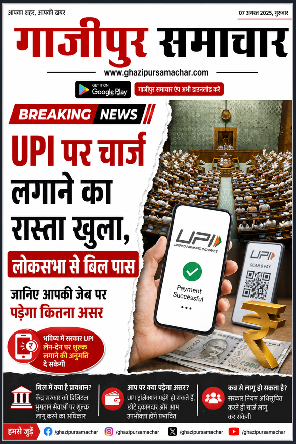 UPI लेनदेन पर शुल्क से जुड़ी सांकेतिक तस्वीर